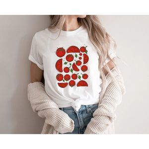 Tomato Shirt Graphic Tee Vegetable Shirt